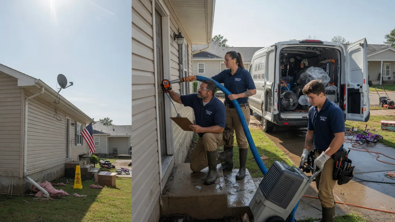 Ceiling Water Damage Restoration in New Freeport, PA near me